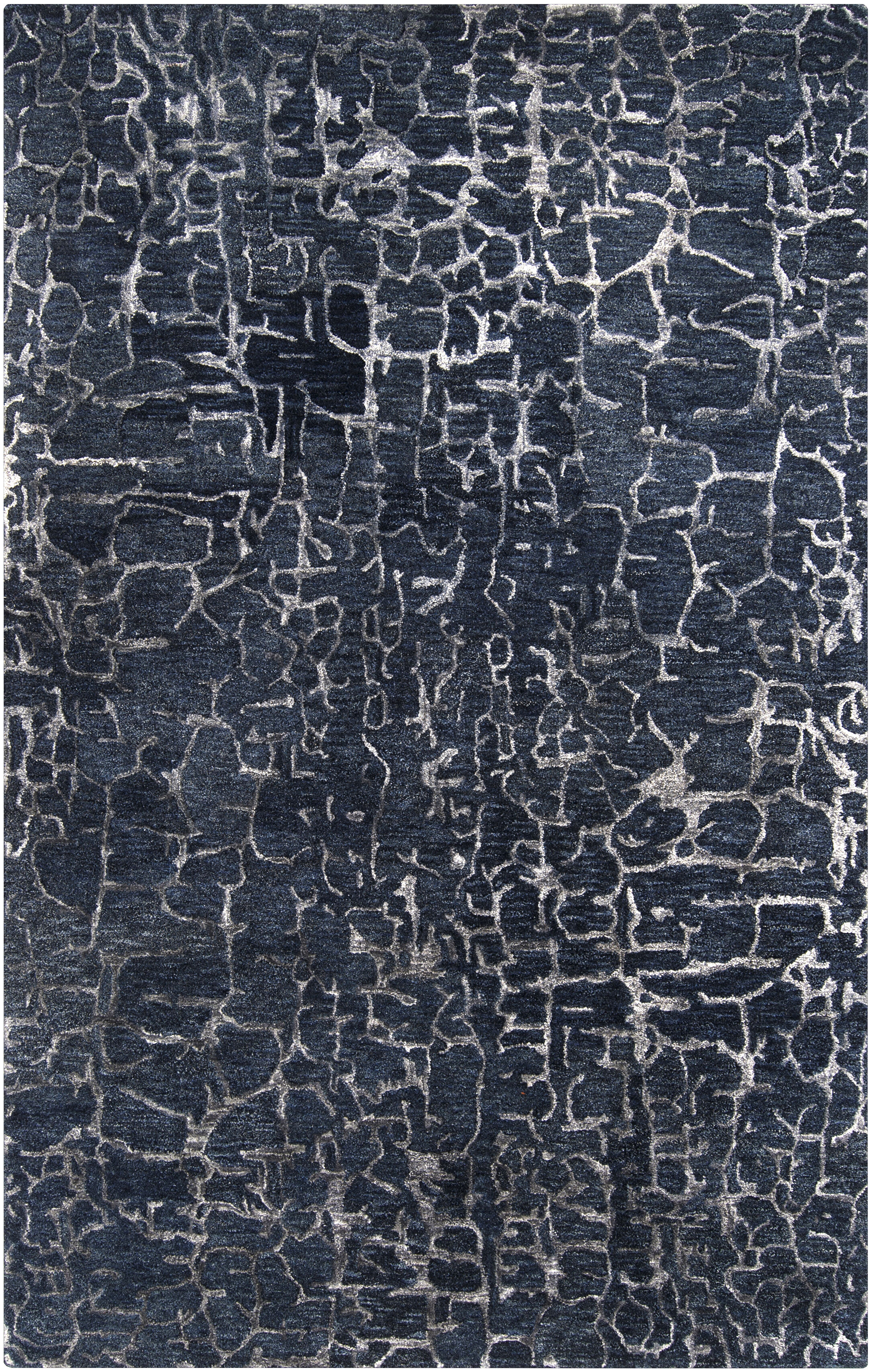 Utica 156 X 108 inch Dark Blue Rug, Rectangle