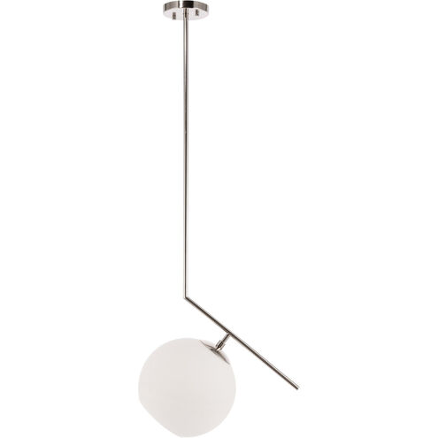 Monroe 1 Light 10 inch Chrome Pendant Ceiling Light