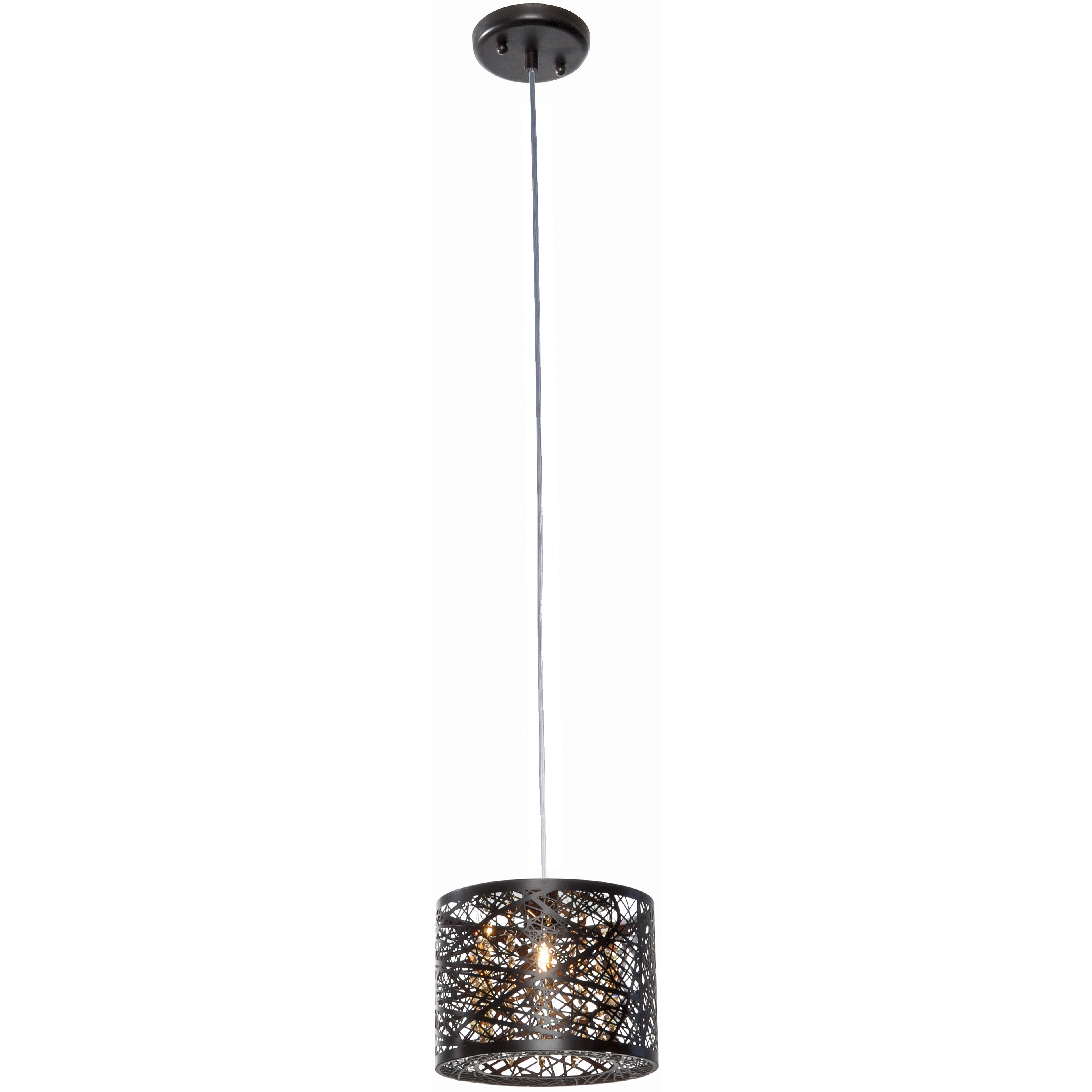 Troy LED 7.75 inch Bronze Mini Pendant Ceiling Light