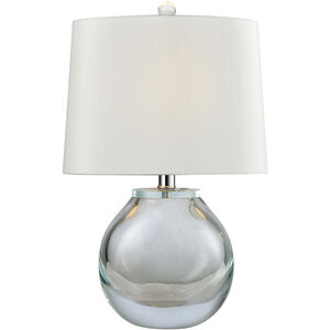 Montebello 19 inch 60 watt Clear Table Lamp Portable Light