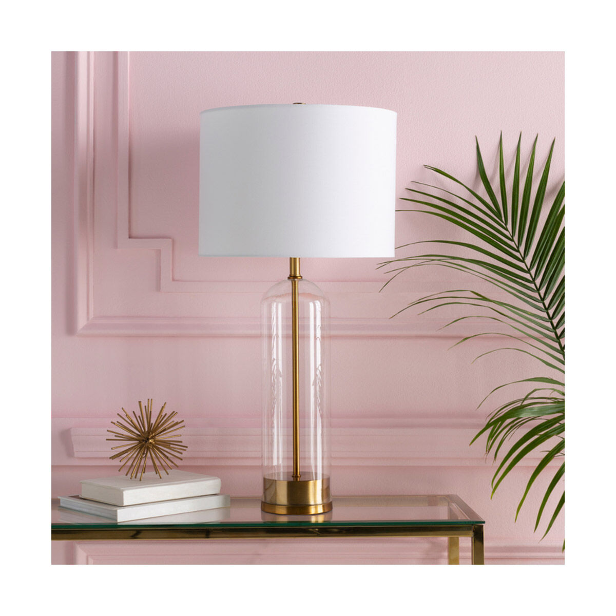 Camden 29 inch 100 watt White Table Lamp Portable Light