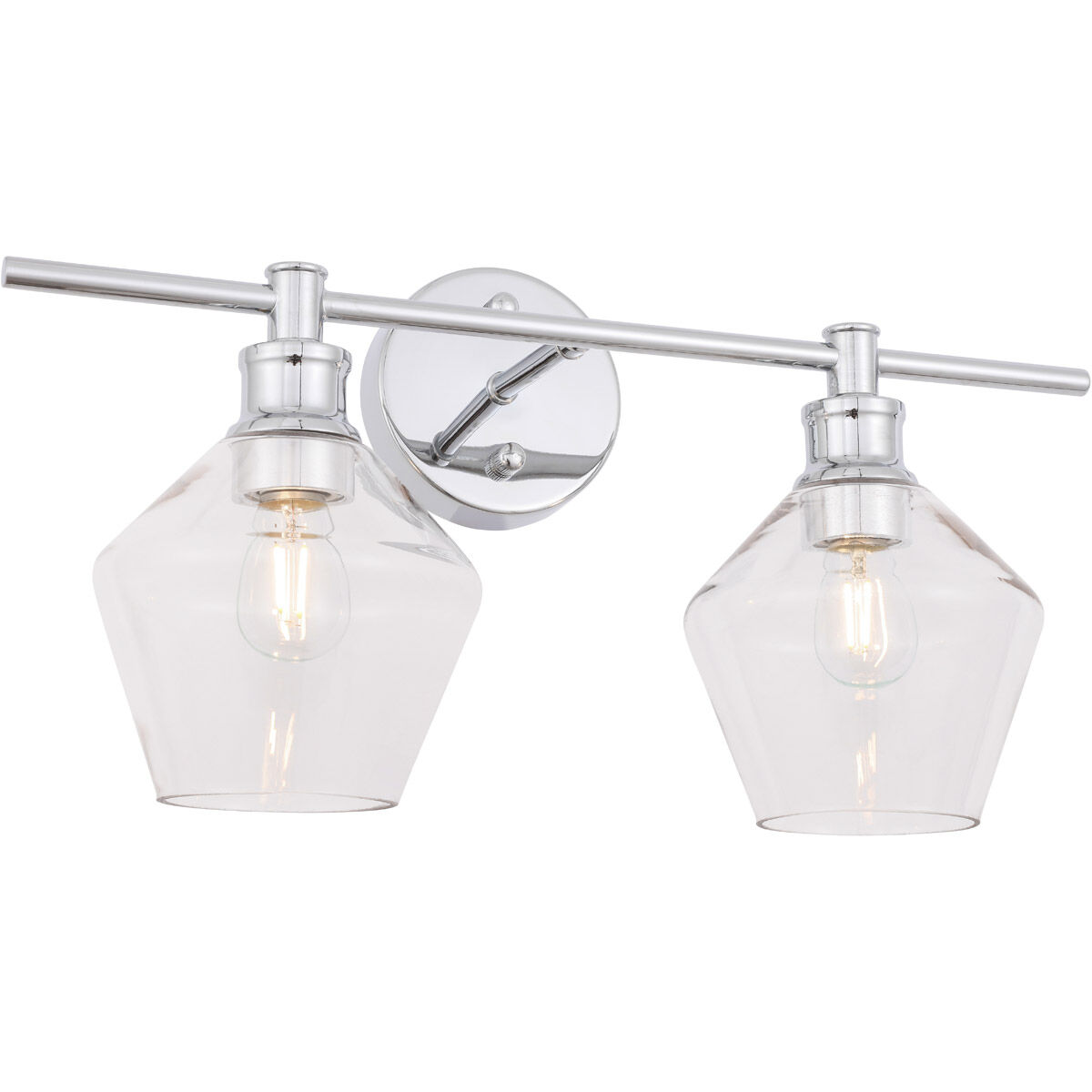 Rochester 2 Light 19 inch Chrome Wall sconce Wall Light