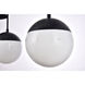 Oyster Bay 7 Light 8 inch Black Pendant Ceiling Light