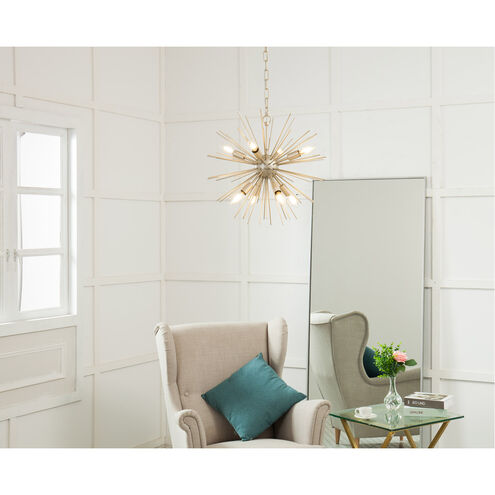 Esopus 8 Light 20 inch Champagne Pendant Ceiling Light