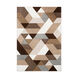 Colonie 91 X 63 inch Dark Brown/Ivory/Beige/Camel/Medium Gray Rugs, Rectangle