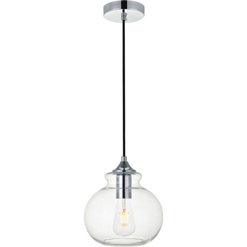 Gwynedd 1 Light 8 inch Chrome Pendant Ceiling Light