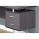 Ramapo 71 X 71 inch Grey and Silver Computer Desk