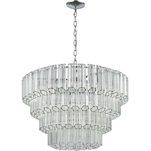 Conklin 7 Light 26 inch Polished Chrome Chandelier Ceiling Light