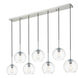 Huntington 7 Light 8 inch Chrome Pendant Ceiling Light