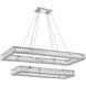 Dickinson 1 Light 41.5 inch Chrome Chandelier Ceiling Light