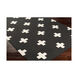 Susquehanna 60 X 36 inch Black/White Rugs, Rectangle