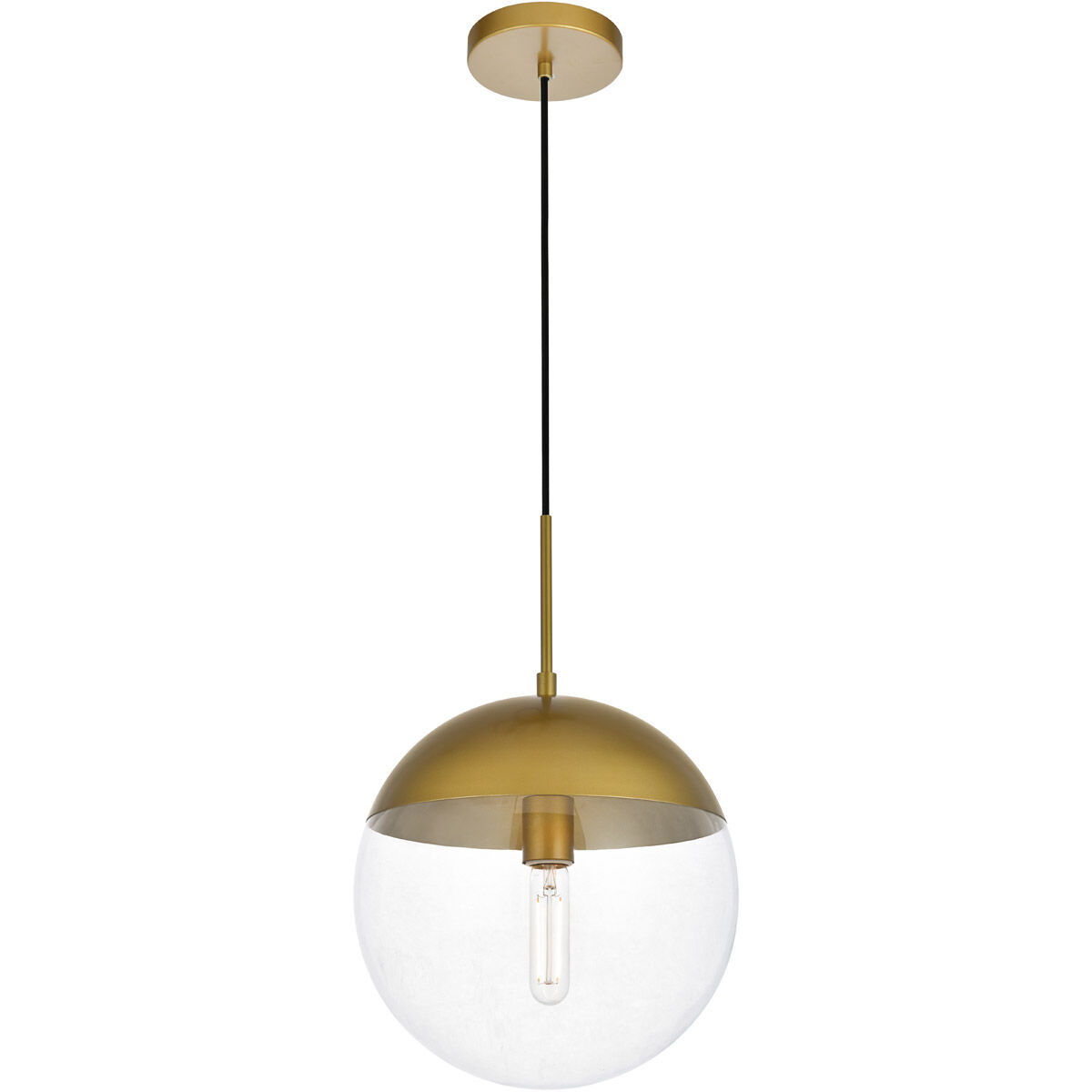 Oyster Bay 1 Light 12 inch Brass Pendant Ceiling Light