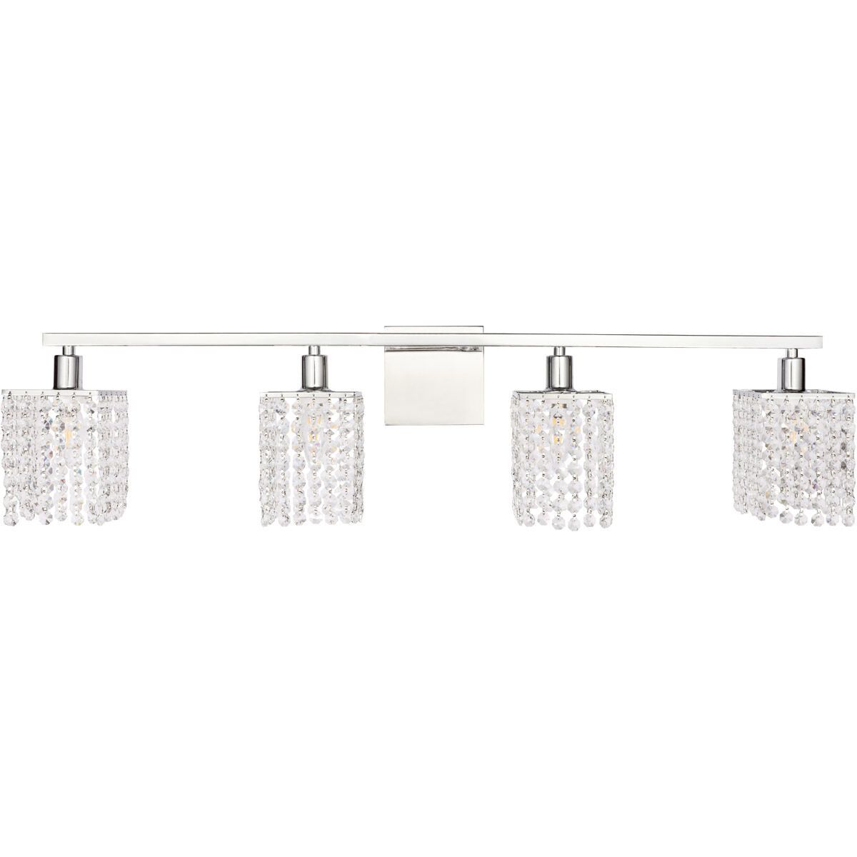 Adams 4 Light 36 inch Chrome Wall sconce Wall Light