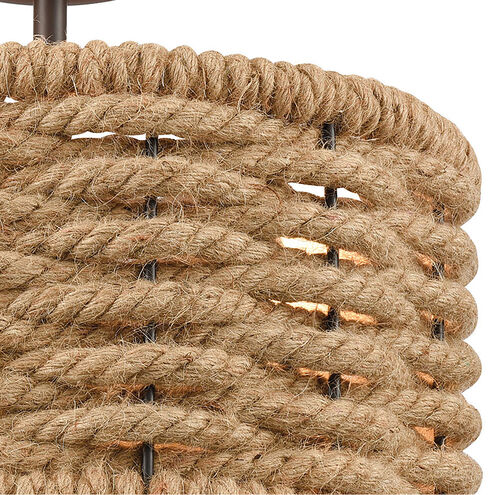 Tarrytown 2 Light 15 inch Oil Rubbed Bronze Semi Flush Mount Ceiling Light