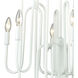 Tupper 12 Light 22 inch Matte White Chandelier Ceiling Light
