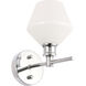 Rochester 1 Light 6 inch Chrome Wall sconce Wall Light