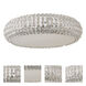 Ruscomb 6 Light 15.75 inch Polished Chrome Flush Mount Ceiling Light