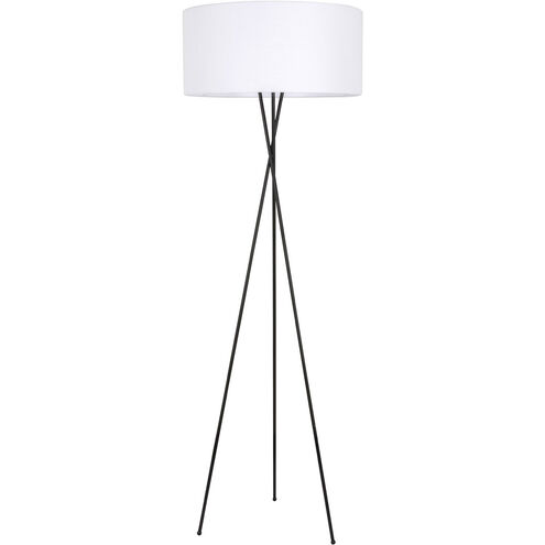 Moreau 66 inch 60 watt Black Table lamp Portable Light