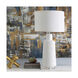 Franklinville 35 inch 100 watt White Table Lamp Portable Light