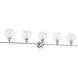 Syracuse 5 Light 47 inch Chrome Wall sconce Wall Light