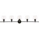 Syracuse 5 Light 47 inch Black Wall sconce Wall Light
