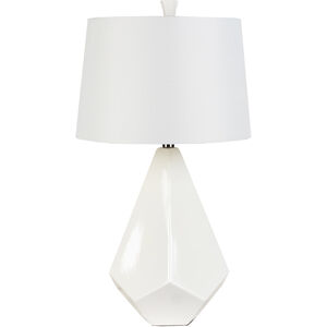 Buffalo 27 inch 100 watt White Table Lamp Portable Light