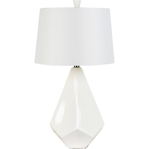 Buffalo 27 inch 100 watt White Table Lamp Portable Light