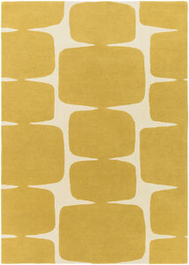 Ross 96 X 60 inch Mustard Rug, Rectangle