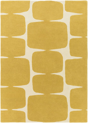 Ross 63 X 39 inch Mustard Rug, Rectangle