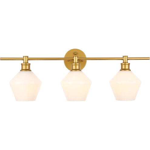 Rochester 3 Light 28 inch Brass Wall sconce Wall Light