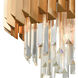 Marion 6 Light 26 inch Matte Gold Chandelier Ceiling Light