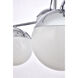 Oyster Bay 6 Light 36 inch Chrome Pendant Ceiling Light