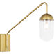 Malta 1 Light 4.8 inch Brass Wall sconce Wall Light