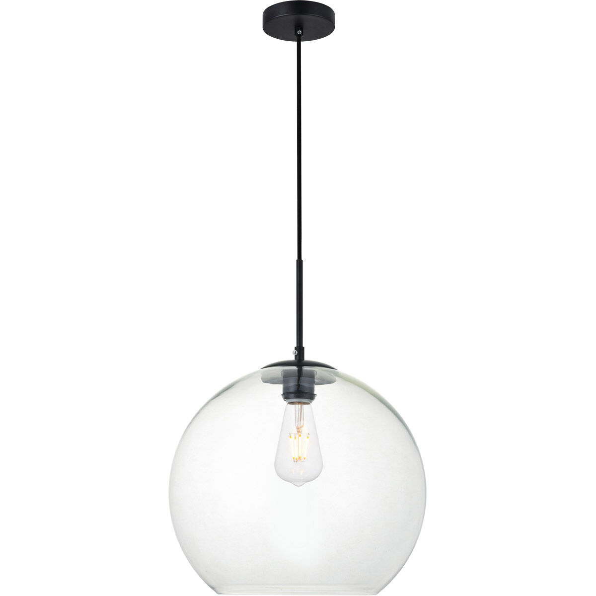 Huntington 1 Light 14 inch Black Pendant Ceiling Light
