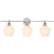 Rochester 3 Light 28 inch Chrome Wall sconce Wall Light