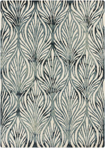 Quakertown 36 X 24 inch Deep Teal Rug, Rectangle