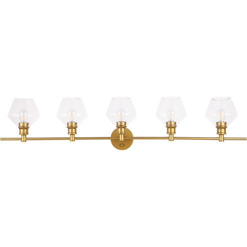 Rochester 5 Light 47 inch Brass Wall sconce Wall Light