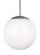 Abington LED 12 inch Satin Aluminum Pendant Ceiling Light