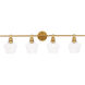 Rochester 4 Light 38 inch Brass Wall sconce Wall Light
