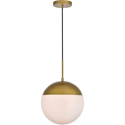 Oyster Bay 1 Light 12 inch Brass Pendant Ceiling Light