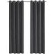 Swatara Grey Curtain Panel, 2-Piece Set