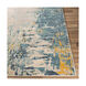 Islip 87 X 63 inch Aqua/Charcoal/Beige/Khaki/Light Gray/Mustard Rugs