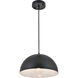 Scotland 1 Light 12 inch Black Pendant Ceiling Light