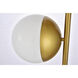 Oyster Bay 66 inch 40 watt Brass Floor Lamp Portable Light