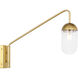 Malta 1 Light 4.8 inch Brass Wall sconce Wall Light