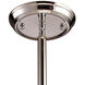 Pittsburgh 1 Light 13 inch Polished Nickel Pendant Ceiling Light
