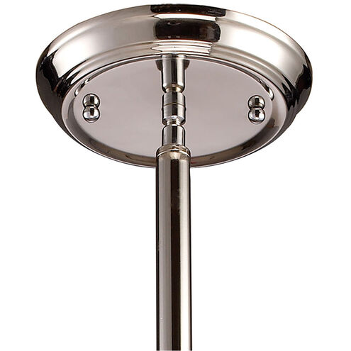 Pittsburgh 1 Light 13 inch Polished Nickel Pendant Ceiling Light