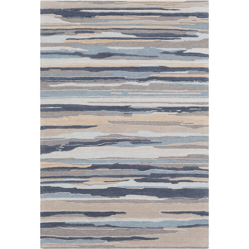 Easton 90 X 60 inch Dark Blue Rug, Rectangle