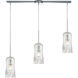 Yonkers 3 Light 36 inch Polished Chrome Pendant Ceiling Light