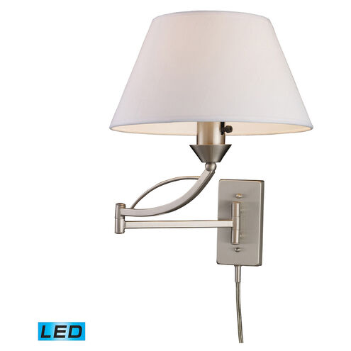 Middletown 24 inch 9.5 watt Satin Nickel Swingarm Sconce Wall Light